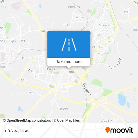 הפלמ"ח map