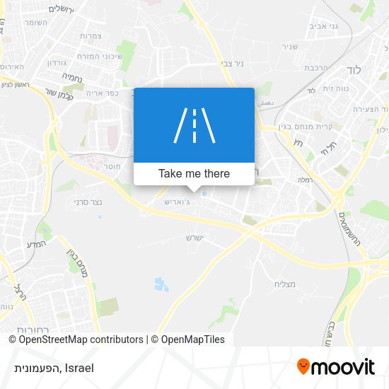 הפעמונית map