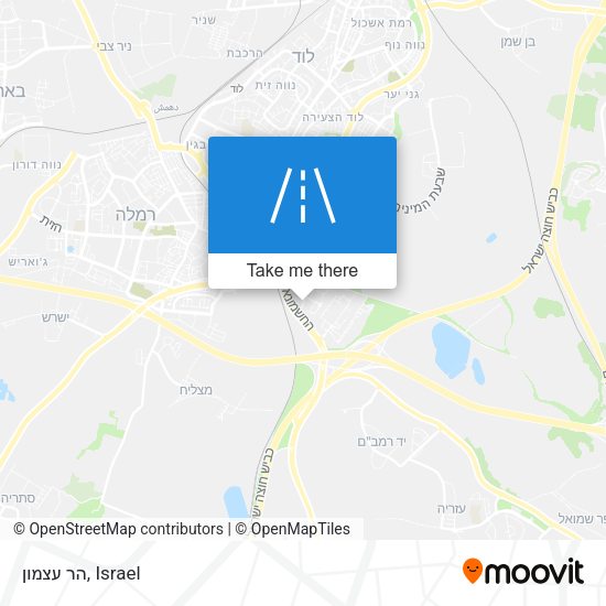 Карта הר עצמון