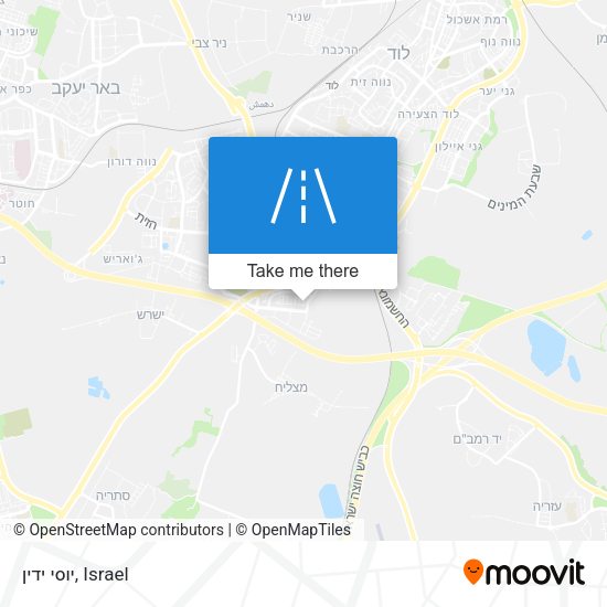 יוסי ידין map
