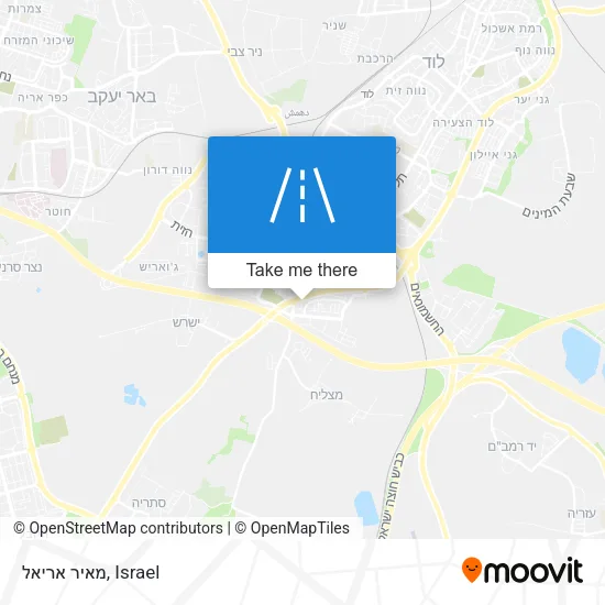 Карта מאיר אריאל