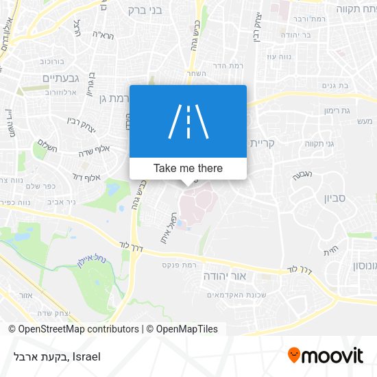 בקעת ארבל map