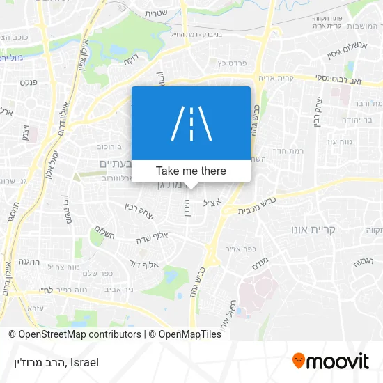 Карта הרב מרוז'ין