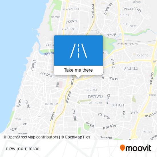 זיסמן שלום map