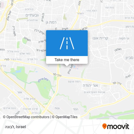 לבונה map