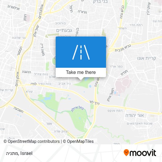 מתניה map