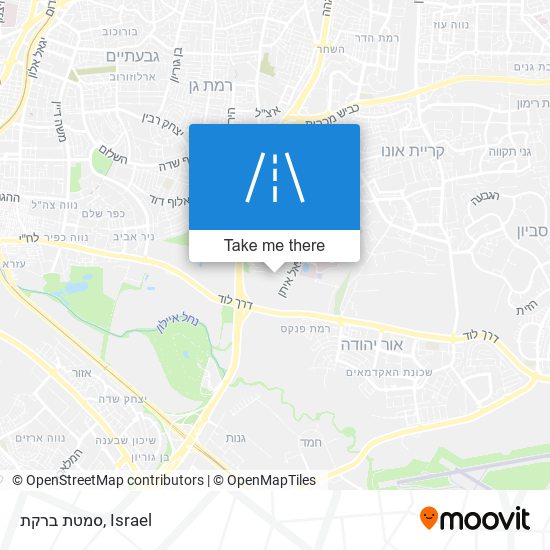 סמטת ברקת map