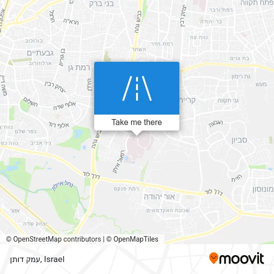 Карта עמק דותן