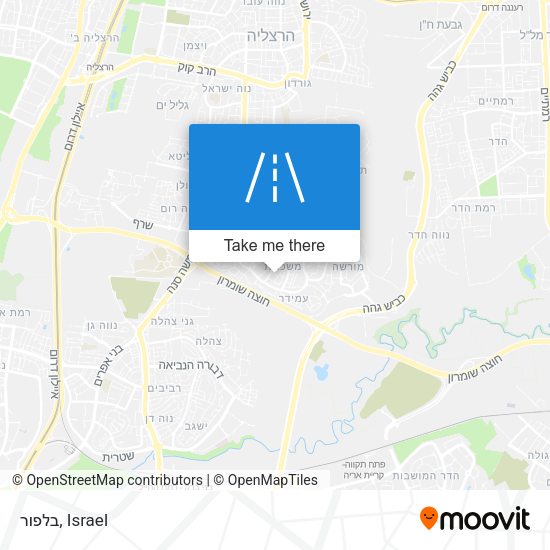 בלפור map