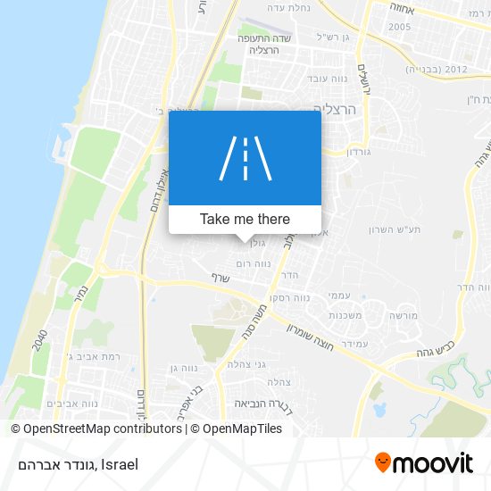 גונדר אברהם map