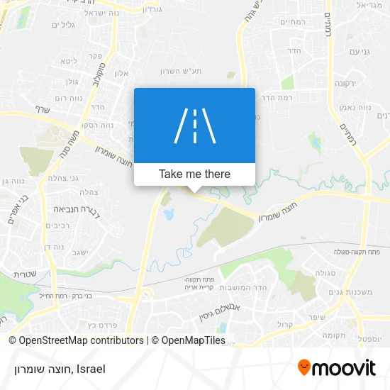 Карта חוצה שומרון
