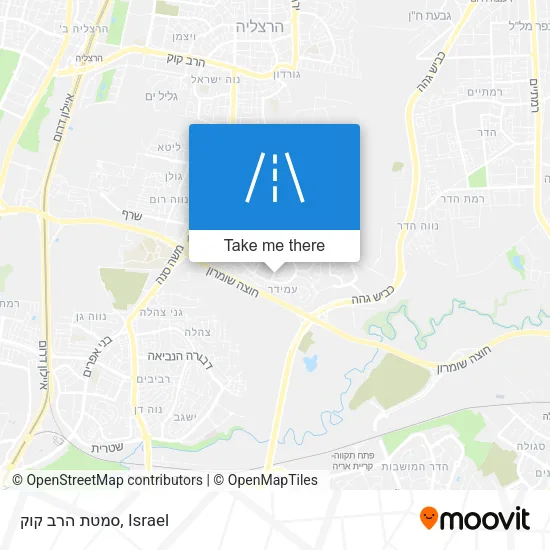 Карта סמטת הרב קוק
