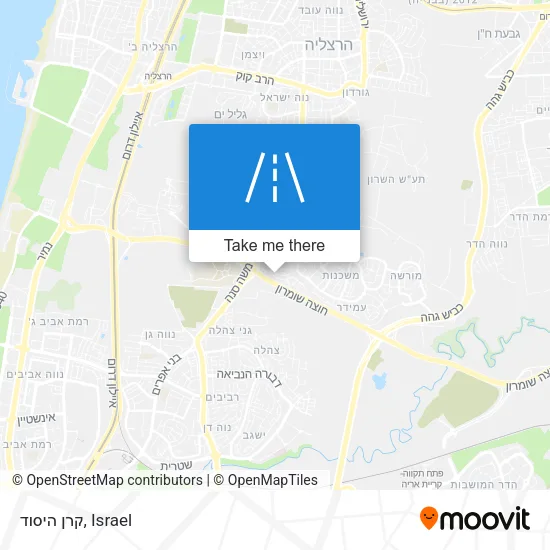 Карта קרן היסוד
