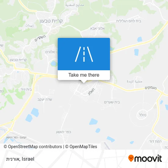 Карта אורנית