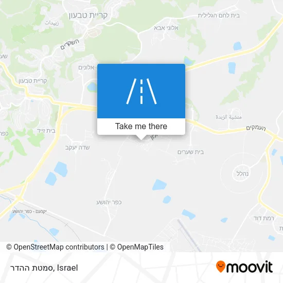 Карта סמטת ההדר