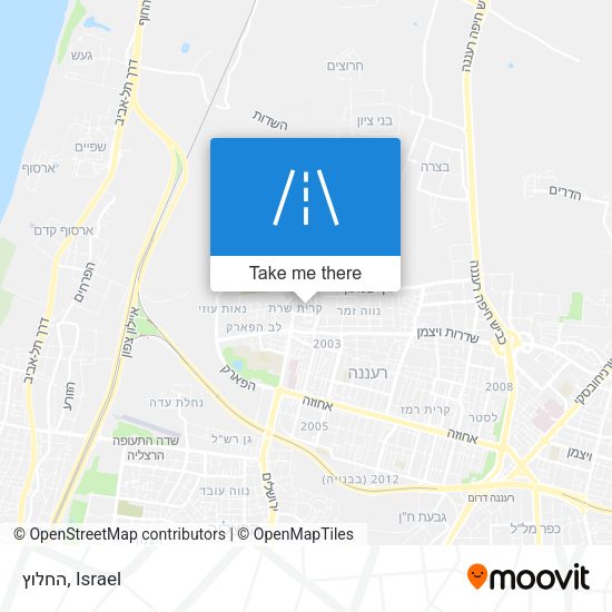 החלוץ map