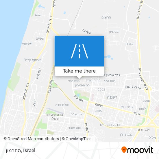 החרמון map