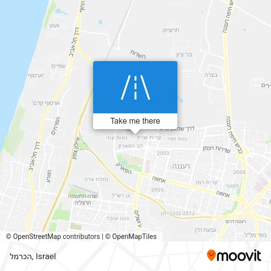 Карта הכרמל
