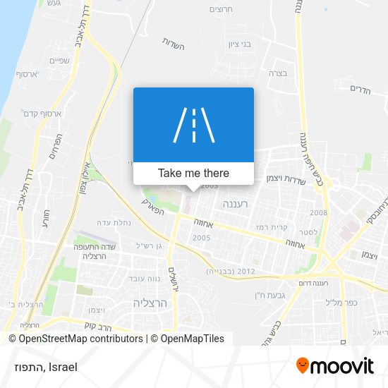התפוז map
