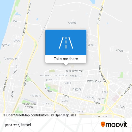 Карта כפר נחמן