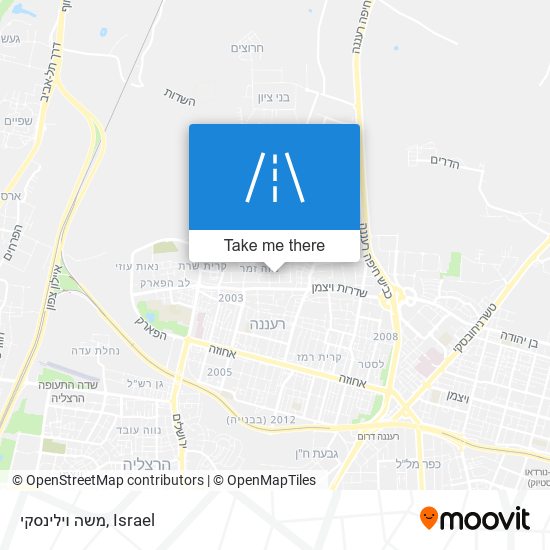 משה וילינסקי map