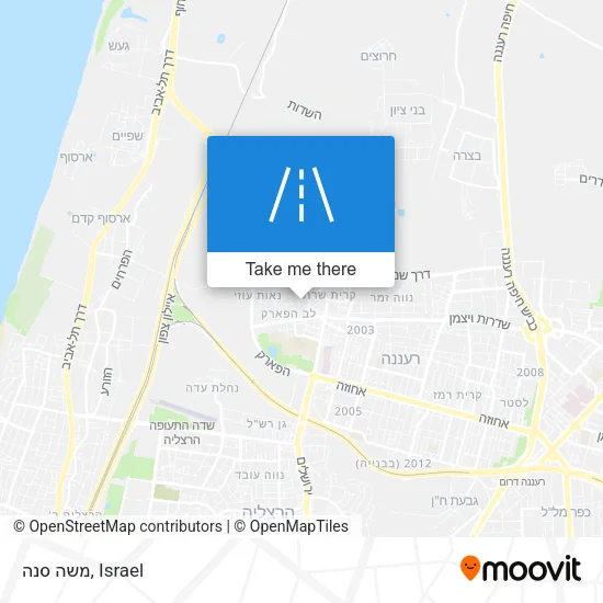 Карта משה סנה