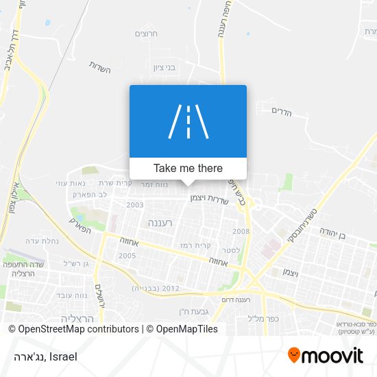 נג'ארה map