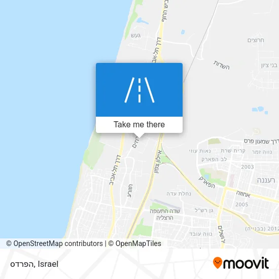 Карта הפרדס