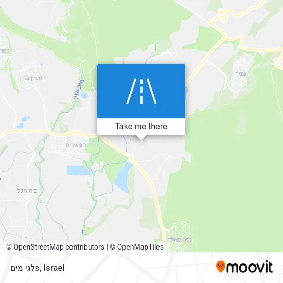 Карта פלגי מים