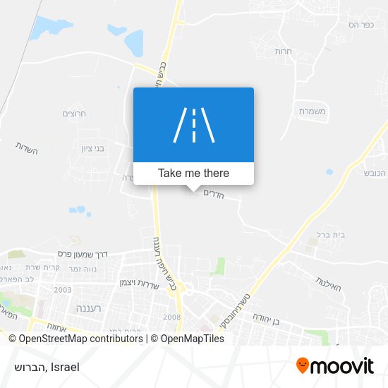 הברוש map