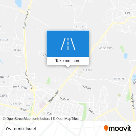 סמטת הילד map