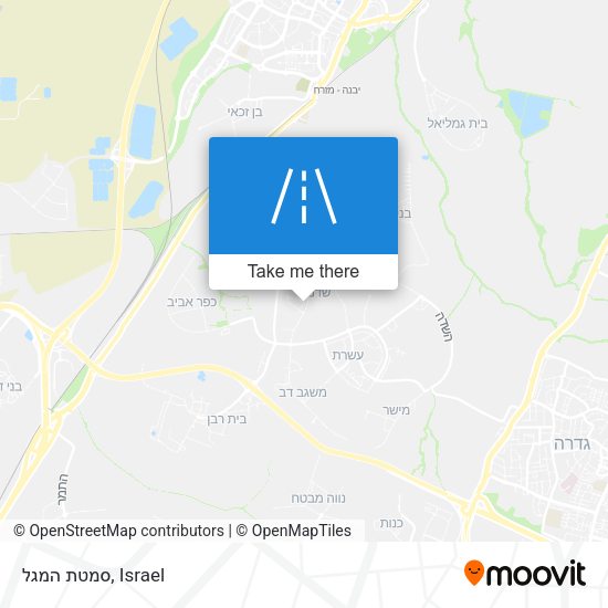 Карта סמטת המגל