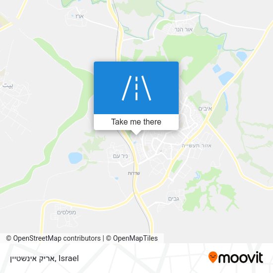 אריק אינשטיין map