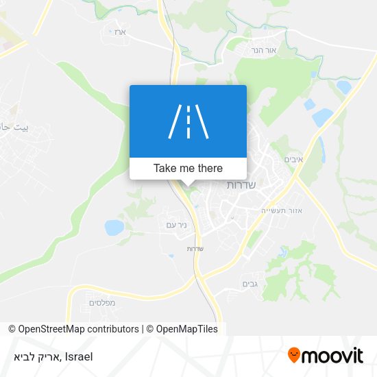 אריק לביא map