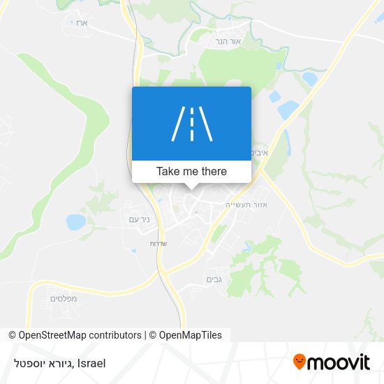 גיורא יוספטל map