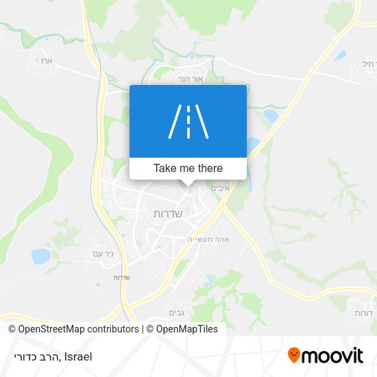 הרב כדורי map