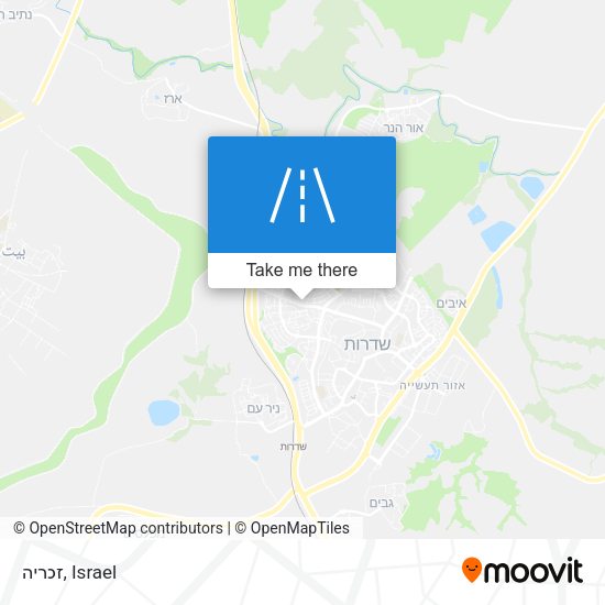 זכריה map