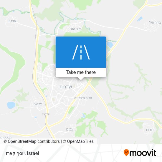 יוסף קארו map