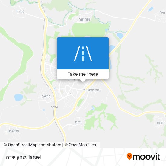 יצחק שדה map
