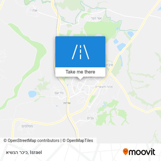 כיכר הנשיא map