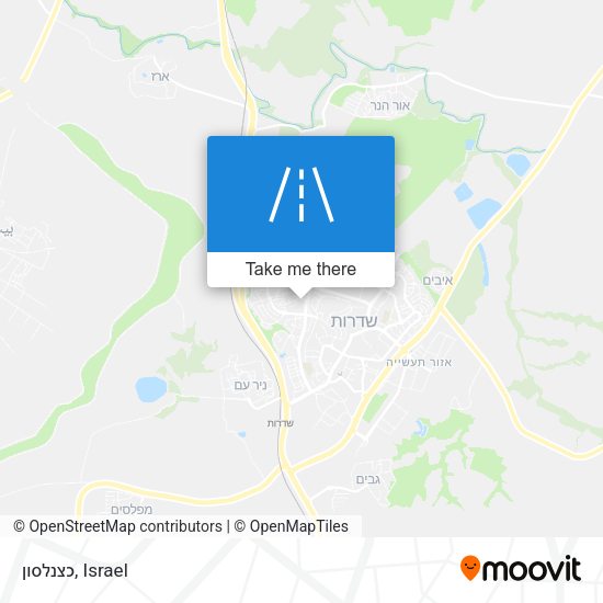 Карта כצנלסון