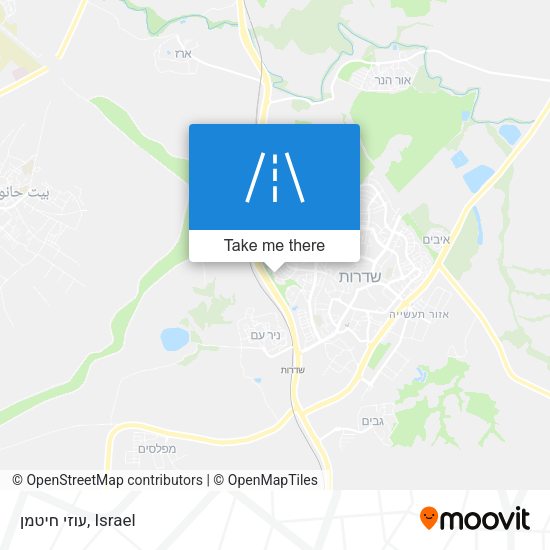 עוזי חיטמן map