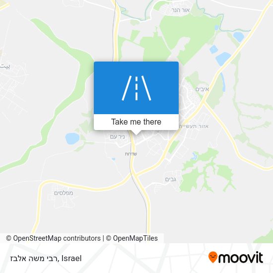 רבי משה אלבז map