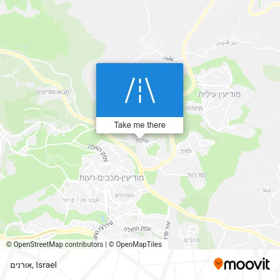 Карта אורנים