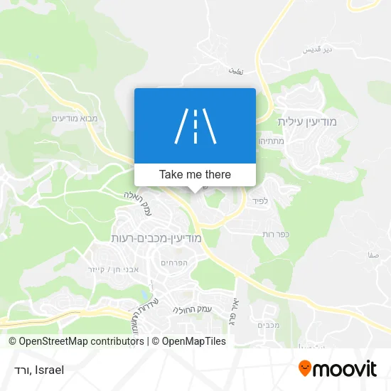 Карта ורד