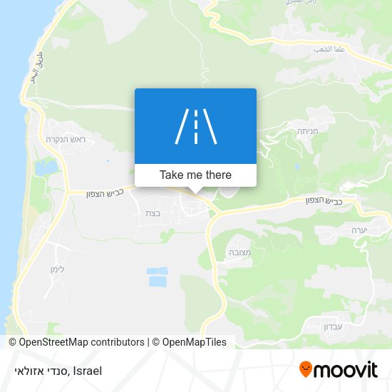 סנדי אזולאי map