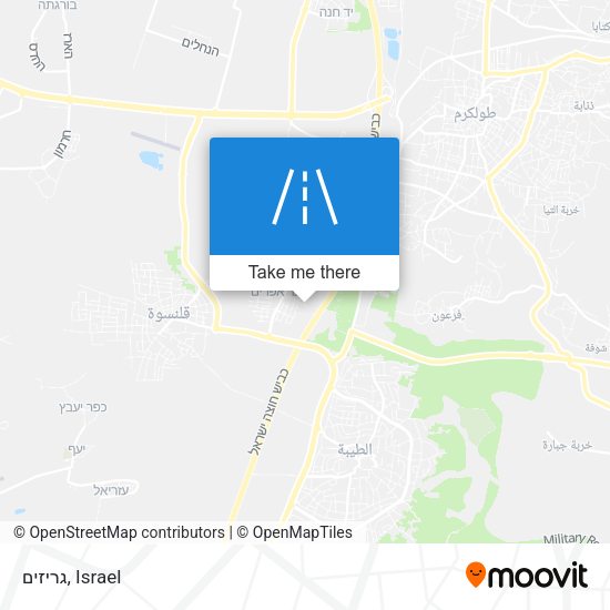 גריזים map