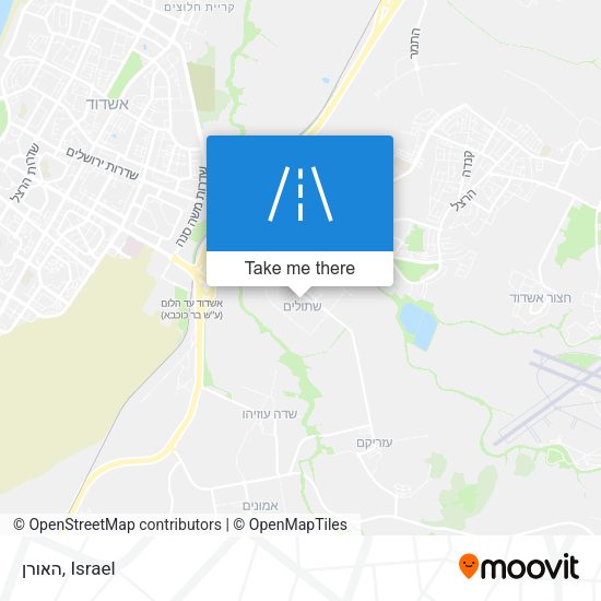 האורן map