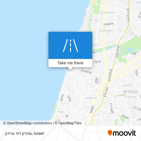 Карта אהרון דוד גורדון
