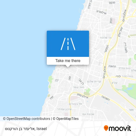 אליעזר בן הורקנוס map